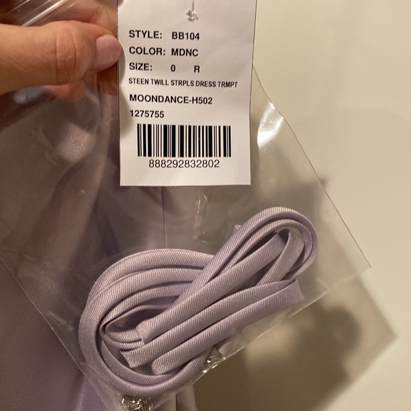 Brand New Alfred Sung Sateen Strapless Trumpet Gown 0 - Picture 4 of 4